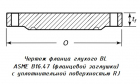 фото Купить Фланец глухой ASME B16.47 Серия A RJ 28